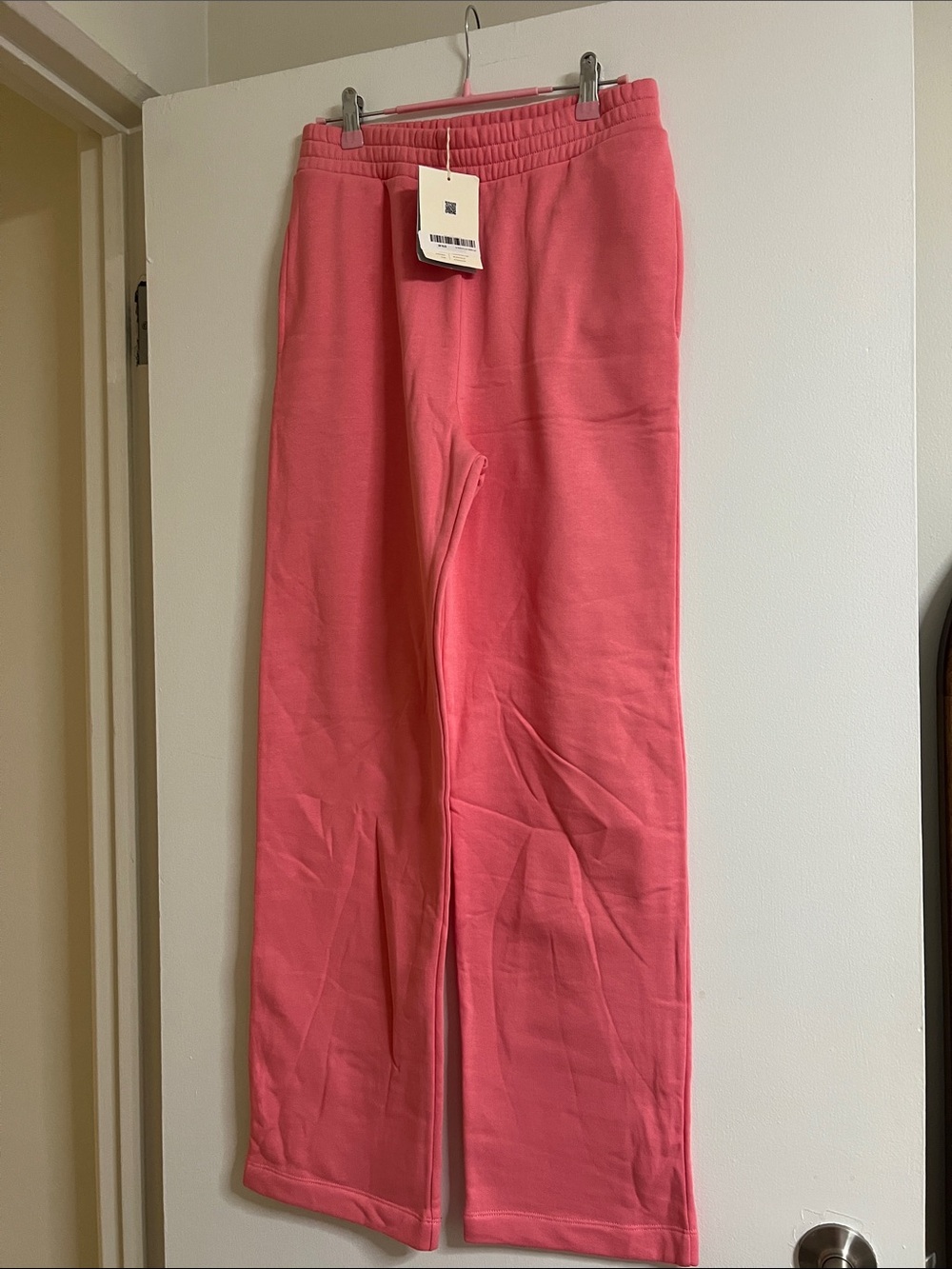 OAK + FORT Pink Fleece Sweatpants